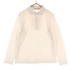 Foxfire フォックスファイヤー 日本製 ボーダー柄 長袖 ハーフジップ Tシャツ M ピンク系 ロンT カットソー レディース 古着のサムネイル