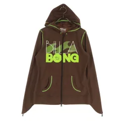 BILLABONG ビラボン 長袖 ジップパーカー M ブラウン レディース 古着