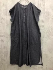 Fleurire フル―リール SK4028233 ポケット バンドカラー ワンピース sizeM/グレー ■◆ レディース