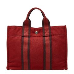 美品 エルメス フールトゥMM トートバッグ A4可 ボルドー系 角破けなし 