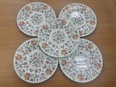 ミントン ハドンホール ケーキ皿 5枚 16cm ボーンチャイナ MINTON