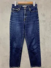 BEAUTY & YOUTH ビューティ&ユース 日本製 ハイウエスト テーパード デニムパンツ sizeM/ブルー ■■ レディース