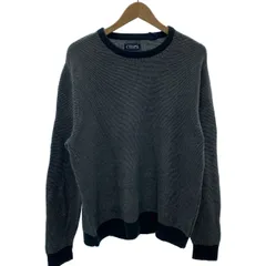 【中古】　CHAPS RALPH LAUREN　セーター　長袖　ニット　トップス　クルーネック　無地　ハイゲージ　古着　/7073のサムネイル
