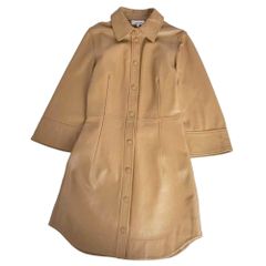 ガニー GANNI コート レザーコート ラムレザー アウター レディース 36