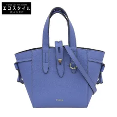 FURLA　フルラ　美品 NET MINI 2WAYハンドバッグ ハンドバッグ レディース ブルー BASRFUA HSF000