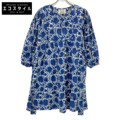 LOISIR×LIBERTY ダブルガーゼリバティプリントチュニックブラウス