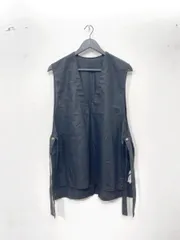 LUCA LADY LUCK LUCA ルカ 麻 オーバーサイズ ジレ ベスト sizeM/黒 ■■レディースのサムネイル