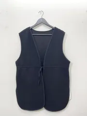 新品 mystic ミスティック ワッフル オーバーサイズ ベスト sizeF/黒 ■■レディースのサムネイル