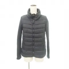 ザラ ZARA 美品 キルティング ジャケット ボンディング袖 XSサイズ 黒 ブラック