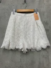 新品 CALNAMUR カルナムール 藤田ニコル フラワーレースキュロット パンツ sizeF/ホワイト ■◆ レディース