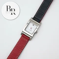 【新品電池】TOMMY HILFIGER　トミーヒルフィガー クォーツ　白文字盤 T00187.1 レディース腕時計　バイカラー　レザーベルトのサムネイル