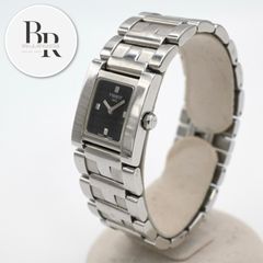 電池交換済】TISSOT ティソ 腕時計 L840K スクエア調 ネイビー - メルカリ