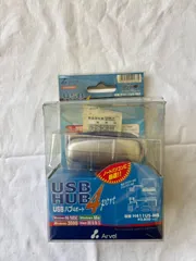 Arvel アーベル USBハブ 4ポート H411US-MB シルバー&ブルー USB1.1のサムネイル