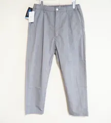 未使用 KAFIKA カフィカ 岡山児島 kfk122 COOL MAX WEATHER LOUNGE CROP クール チェック クロップド アンクル パンツ 日本製 XL 04のサムネイル