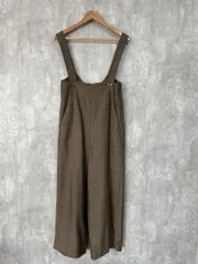 TODAYFUL トゥデイフル ウール混 ワイド サロペット オーバーオール size36/茶 ◇■ レディース