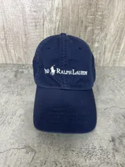 POLO RALPH LAUREN ポロ ラルフローレン ポニー ロゴ クラシック スポーツ CAP ベースボール キャップ size59cm/紺 ■■◎レディース