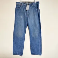 未使用 DIESEL ディーゼル 55DSL w32 シンチ バック 尾錠 デニム パンツ ジーンズ ルーズ フィット ダメージ加工のサムネイル