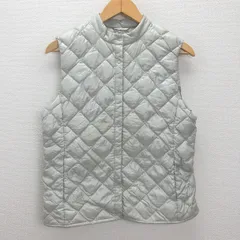 g■ユニクロ/UNIQLO ウルトラライトダウンベスト【XL】灰/LADIES/J62【中古】■