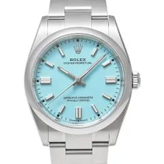 未使用品 箱・2026年2月保証書付き ROLEX オイスターパーペチュアル 36 ターコイズ Ref.126000 メンズ 腕時計のサムネイル