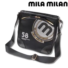 2026年最新】mila milan 素材：フェイクレザー メンズ ショルダー 