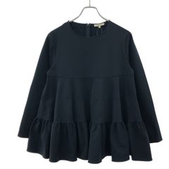 超美品　ヨリ　yori セレモニーリボンブラウス　38 ブラウス M 24038✨yori ヨリ 21SS セレモニーリボンブラウス 長袖ブラウス 黒
