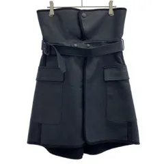 THE RERACS ザ リラクス 22AW SYNTHETIC MOUTON SKIRT ムートンラップスカート 22FW-RESK-139L ブラック 38のサムネイル