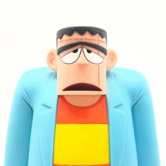 メディコム・トイ VCD 怪物くん フランケン オールドコミック Ver