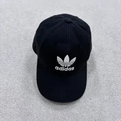 OSFX adidas アディダス トレフォイル ロゴ ブラック ベースボールキャップ 0518Y