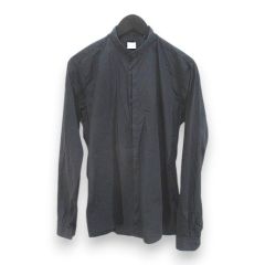 エルメス HERMES レザーフラットパンプス 40 黒 ブラック /SS □OS