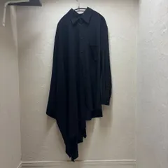 Ground Y グラウンドワイ Jersey Cape Docking Shirt ドッキングシャツ GA-B08-803 ブラック size:3【代官山B05】のサムネイル