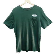 Carhartt WIP カーハート ワークインプログレス ポケットTシャツ S ダークグリーン 半袖 ロゴT 胸ポケット ワンポイント オーバルロゴ メンズ レディース ユニセックス ストリート ワーク アメカジ シンプル コットンT 人気 定番 古着 深緑