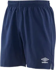 アンブロ umbro サッカー ストレッチウーブンパンツ フットボール ボトムス 半ズボン ハーフ丈 ショート 吸汗 速乾 ゲーム 試合 練習 部活動 クラブ サークル スクール チーム  UAS6400P NVY ネイビー