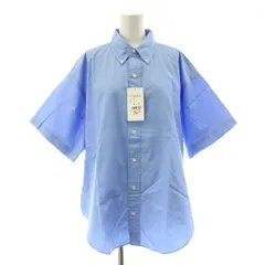 シンゾーン Shinzone 25SS HALF SLEEVES DADDY SHIRT ダディシャツ ボタンダウンシャツ 五分袖 オーバーサイズ F0 青 ブルー 25MMSBL06 /KUのサムネイル