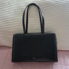 スタンドオイル ポストバッグ Mサイズ スティッチ ブラック