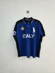 POLO RALPH LAUREN ポロラルフローレン ビックポニー イタリア ラグビー カラーTシャツ 半袖