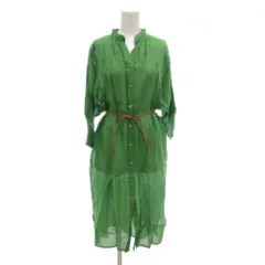 ギャバジンケーティー Gabardine K.T 竹シャンブレーロングシャツ 9 長袖 緑 グリーン 72-10HY04 /AEのサムネイル
