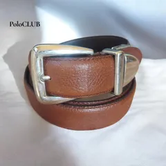 Polo CLUB ポロクラブ　レザーベルト ブラウン メンズのサムネイル