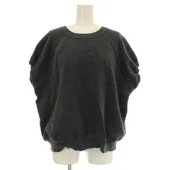 レミレリーフ REMI RELIEF SHISHIKUI ユーズド加工 スウェット 半袖 トレーナー F 黒 ブラック /☆Gのサムネイル