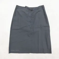 Maison Martin Margiela メゾンマルタンマルジェラ スカート ベルト ヴィンテージ アーカイブ ここのえ期 コットン グレー イタリア製 レディース 40 b01476のサムネイル