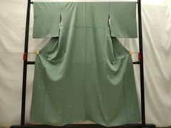 平和屋着物○和紙染染色作家・植村彩弘 訪問着 枝花文 暈し染め 金彩