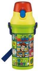 스케이터(Skater) 수통 어린이용 직음 480ml 플라스틱 원터치 식세기 대응 일본제 디즈니 토이·스토리 25 소년 PSB5SANAG-A