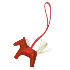 激レア希少品！HERMES エルメス ロデオチャームMM レザークリノラン 
