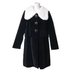 MARC JACOBS ミンクファー ビジューボタン ベロア コートのサムネイル