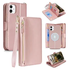 【新品】 Cavor 対応iPhone11ケース手帳型iPhone11 MagSafeケース小銭入れストiPhone11着脱式 ケース着脱可能 背面ポケット付きiPhone11 財布型カバー分離式2in1 取り外し可能【MagSafe対応】ワイヤレス充電対応 