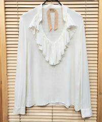 極美品♪ N˚21 ヌメロヴェントゥーノ バックリボンブラウス シルク混