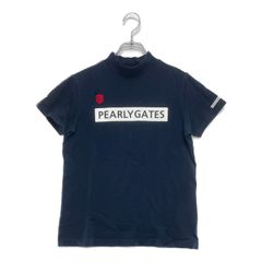 PEARLY GATES パーリーゲイツロゴ入り モックネックシャツ サイズ5