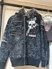 マッドパンク 猫ミミ ファー ジップアップ