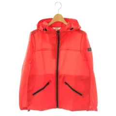 エーグル AIGLE 撥水ジャケット ジップアップ パーカー 36 レッド ブラック /DO ■OS ■SHのサムネイル