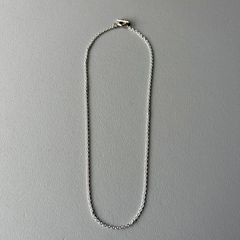 NAVAJO 90's OLD シルバー 2mm 細角 チェーン 47.5cm - メルカリ