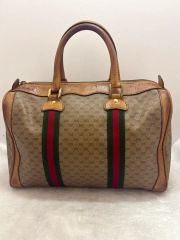 ⭐美品⭐GUCCI GGスプリーム シェリーライン ボストンバッグ - メルカリ